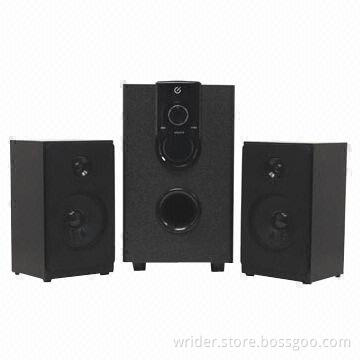 2.1 System Speakers with 3 + 4-inch x 2 Units, Sized 120 x 200 x 230mm